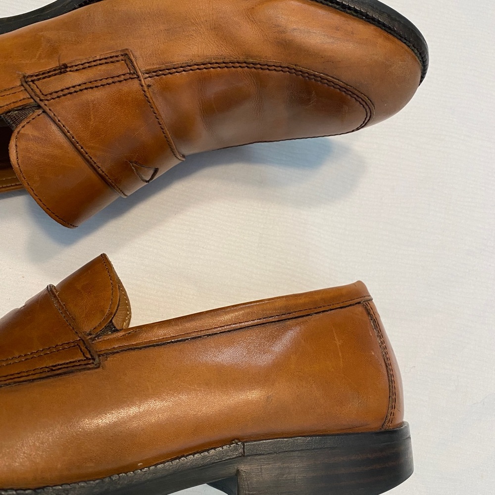 Johnston & Murphy Sheepskin Penny Loafers - Picture 7 of 16